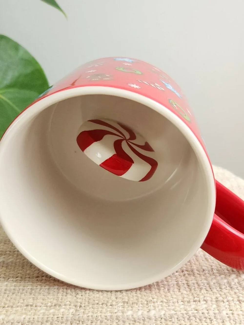 Wondershop Holiday Stoneware Mug Target Red Candy Peppermint Cup